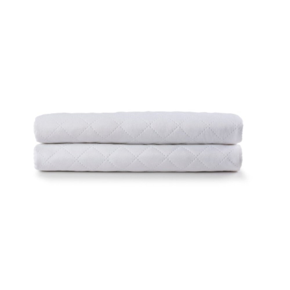 Ella Jayne Water Resistant 2-Pack Pillow Protectors Set, King - White